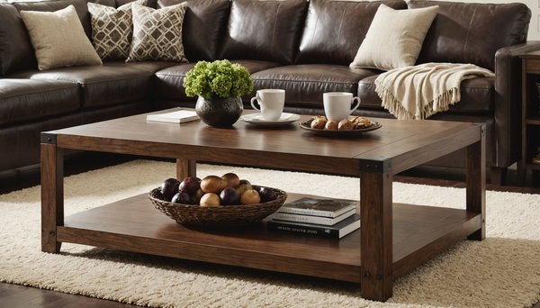 Table basse en bois massif : le style à votre portée