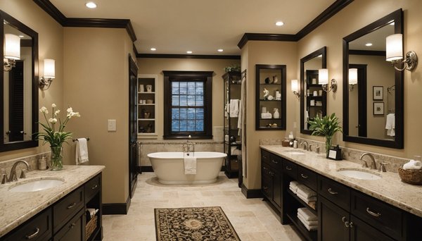 Miroirs de salle de bain : choix design pour allier style et utilité